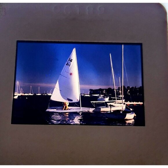 1980s Lot Of 150 35mm Slide Film Frames Boats Ships Nautical Cargo Maritime E50C - Picture 3 of 9